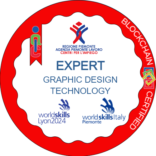 Expert Graphic Design Technology ai Campionati dei Mestieri WorldSkills Lyon 2024.
